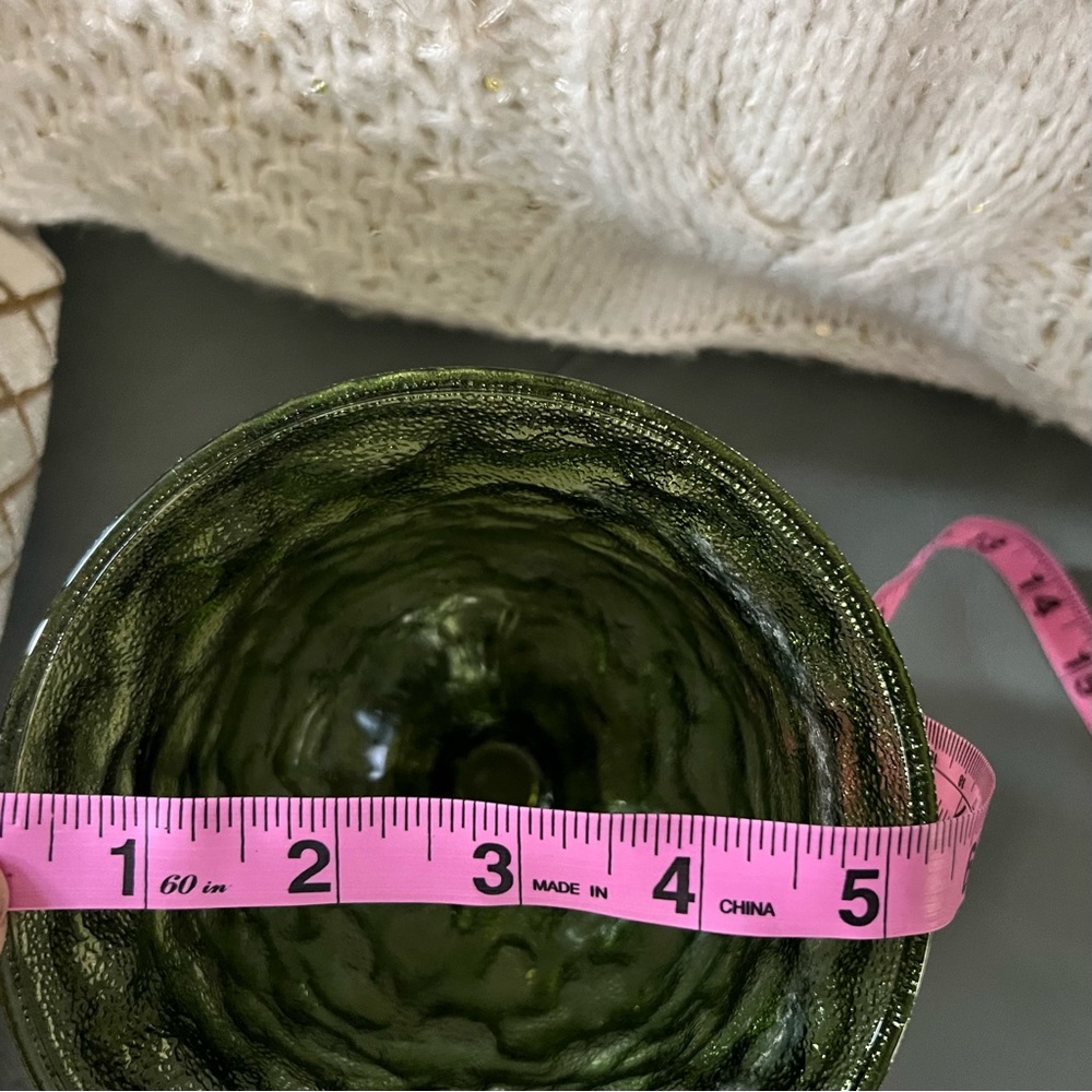 VINTAGE Authentic E.O. BRODY CO CLEVELAND Crinkle GLASS Pedestal GOBLET A 102 - Picture 4 of 12